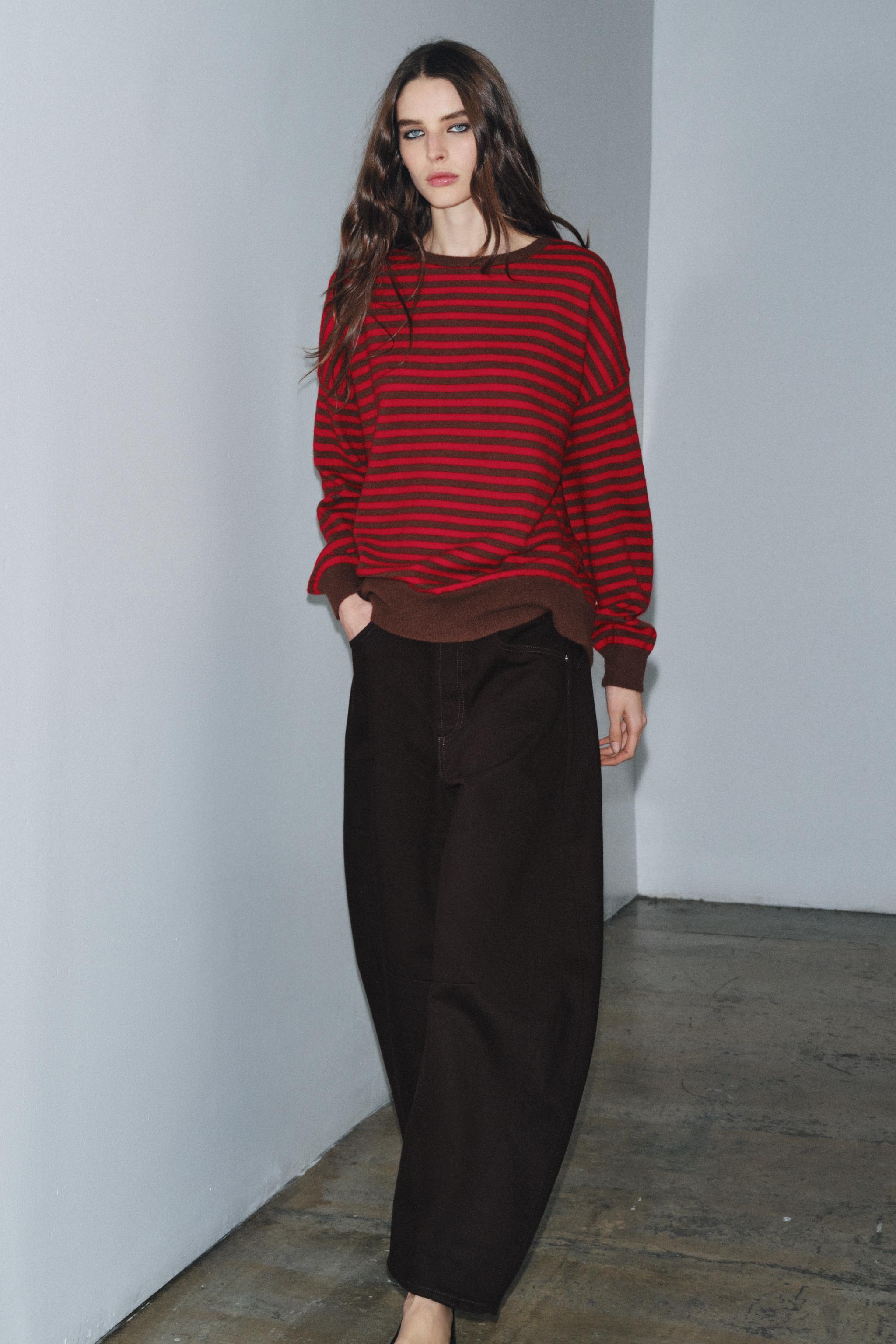 100% WOOL STRIPED JUMPER